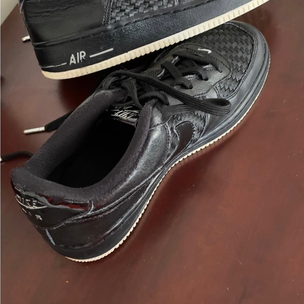 Black checkered Nike Air Force 1